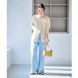 【WEB限定】多ボタンミドル丈シアーカーディガン | ROPE' PICNIC | 詳細画像5 