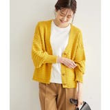 イエロー(80) | リリーヤーンショート丈ニットカーディガン | ROPE' PICNIC