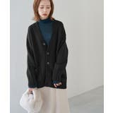 【WEB限定カラー:レッド】バンドンニットミドル丈カーディガン | ROPE' PICNIC | 詳細画像15 
