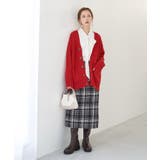 【WEB限定カラー:レッド】バンドンニットミドル丈カーディガン | ROPE' PICNIC | 詳細画像23 