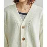 【WEB限定カラー:レッド】バンドンニットミドル丈カーディガン | ROPE' PICNIC | 詳細画像4 