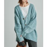 サックス(48) | ブークレーボックスシルエットカーディガン | ROPE' PICNIC