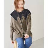 【WEB限定カラー:モカ,ブルー】アンチピリングVあきニットカーディガン | ROPE' PICNIC | 詳細画像11 