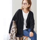 【WEB限定カラー:モカ,ブルー】アンチピリングVあきニットカーディガン | ROPE' PICNIC | 詳細画像2 