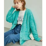 グリーン系(35) | リンクコーデ/ふわふわシャギーニットルーズカーディガン | ROPE' PICNIC