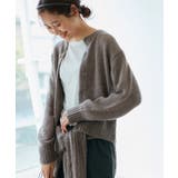 ブラウン系(24) | モヘヤ混メタル釦カーディガン | ROPE' PICNIC