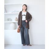 Vネックフォルムカーディガン | ROPE' PICNIC | 詳細画像17 