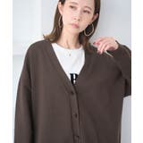 ブラウン系(22) | Vネックフォルムカーディガン | ROPE' PICNIC