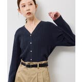 【アンチピリング・洗濯機OK】ミニケーブルカーディガン | ROPE' PICNIC | 詳細画像26