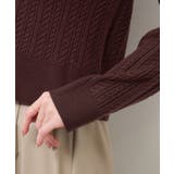 【アンチピリング・洗濯機OK】ミニケーブルカーディガン | ROPE' PICNIC | 詳細画像35