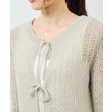 レース編みメッシュニットカーディガン | ROPE' PICNIC | 詳細画像33 