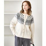 ノルディック柄カーディガン | ROPE' PICNIC | 詳細画像11 