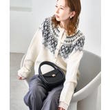 ノルディック柄カーディガン | ROPE' PICNIC | 詳細画像12 