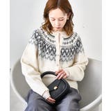 ノルディック柄カーディガン | ROPE' PICNIC | 詳細画像13 