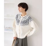 ノルディック柄カーディガン | ROPE' PICNIC | 詳細画像21 