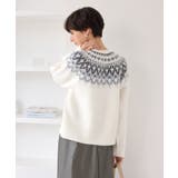ノルディック柄カーディガン | ROPE' PICNIC | 詳細画像23 