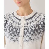 ノルディック柄カーディガン | ROPE' PICNIC | 詳細画像27 