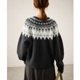 ノルディック柄カーディガン | ROPE' PICNIC | 詳細画像6 