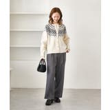 ノルディック柄カーディガン | ROPE' PICNIC | 詳細画像8 