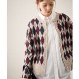 ベージュ(27) | アーガイル柄アソートカーディガン | ROPE' PICNIC