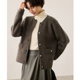 ダブルフェイス襟取り外し起毛カーディガン | ROPE' PICNIC | 詳細画像12