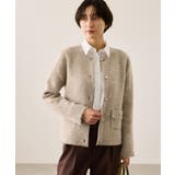 ダブルフェイス襟取り外し起毛カーディガン | ROPE' PICNIC | 詳細画像17