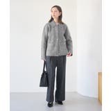 ダブルフェイス襟取り外し起毛カーディガン | ROPE' PICNIC | 詳細画像24