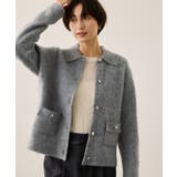 ダブルフェイス襟取り外し起毛カーディガン | ROPE' PICNIC | 詳細画像7