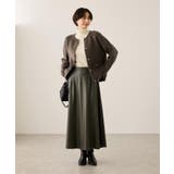 ダブルフェイス襟取り外し起毛カーディガン | ROPE' PICNIC | 詳細画像9