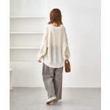 ゆるケーブル編みVネックニットカーディガン | ROPE' PICNIC | 詳細画像12