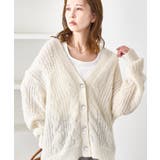 ゆるケーブル編みVネックニットカーディガン | ROPE' PICNIC | 詳細画像13