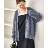 ゆるケーブル編みVネックニットカーディガン | ROPE' PICNIC | 詳細画像23