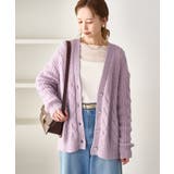 ゆるケーブル編みVネックニットカーディガン | ROPE' PICNIC | 詳細画像29