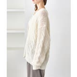 ゆるケーブル編みVネックニットカーディガン | ROPE' PICNIC | 詳細画像33