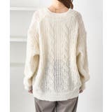 ゆるケーブル編みVネックニットカーディガン | ROPE' PICNIC | 詳細画像34