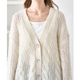 ゆるケーブル編みVネックニットカーディガン | ROPE' PICNIC | 詳細画像35