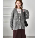 ゆるケーブル編みVネックニットカーディガン | ROPE' PICNIC | 詳細画像5