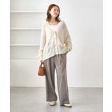 ゆるケーブル編みVネックニットカーディガン | ROPE' PICNIC | 詳細画像8