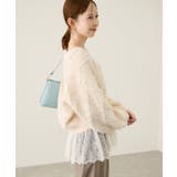 ダイヤチェック柄ループフェザーカーディガン | ROPE' PICNIC | 詳細画像10 