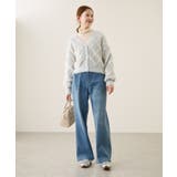 ダイヤチェック柄ループフェザーカーディガン | ROPE' PICNIC | 詳細画像13 