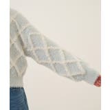 ダイヤチェック柄ループフェザーカーディガン | ROPE' PICNIC | 詳細画像22 