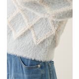 ダイヤチェック柄ループフェザーカーディガン | ROPE' PICNIC | 詳細画像24 