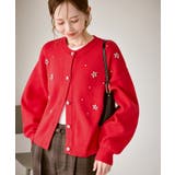 レッド(60) | ビジューニットカーディガン | ROPE' PICNIC
