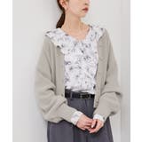 スフレニットシリーズ パールボタンショートカーディガン イージーケア | ROPE' PICNIC | 詳細画像16 