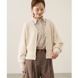 スフレニットシリーズ パールボタンショートカーディガン イージーケア | ROPE' PICNIC | 詳細画像19 