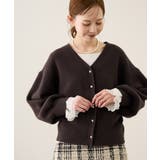 スフレニットシリーズ パールボタンショートカーディガン イージーケア | ROPE' PICNIC | 詳細画像21 