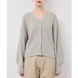 スフレニットシリーズ パールボタンショートカーディガン イージーケア | ROPE' PICNIC | 詳細画像32 