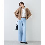 スフレニットシリーズ パールボタンショートカーディガン イージーケア | ROPE' PICNIC | 詳細画像6 