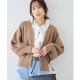 スフレニットシリーズ パールボタンショートカーディガン イージーケア | ROPE' PICNIC | 詳細画像7 