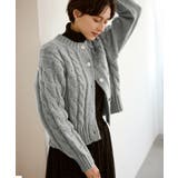 グレー(07) | ケーブルニットカーディガン | ROPE' PICNIC
